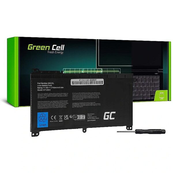 Green Cell BI03XL ON03XL do HP Pavilion x360 13-U 13-U101NW 13-U106NW 13-U154NW Stream 14-AX 14-AX000NW 14-AX002NW HP125V2 5904326374195