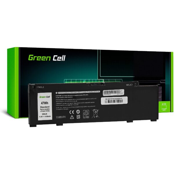 Green Cell Battery 266J9 0M4GWP for Dell G3 15 3500 3590 G5 5500 5505 Inspiron 14 5490 DE155 5904326374263