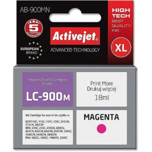 ActiveJet Ink AB-900MN (replacement for Brother LC900M; Supreme; 17.5 ml; magenta) AB-900MN 5904356291677