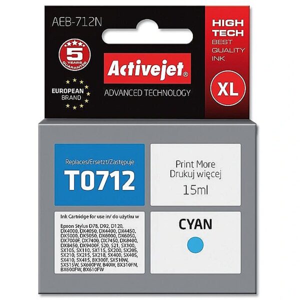 ActiveJet AEB-712N Ink cartridge (replacement for Epson T0712