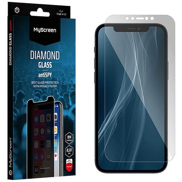 MyScreen Privacy tempered glass AntiSPY iPhone 15 MYS001652 5904433226707