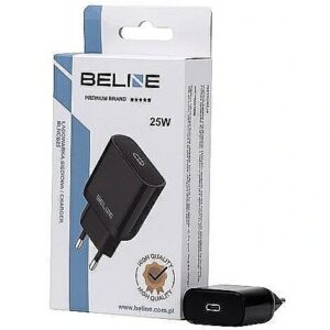 Beline Charger 25W USB-C PD 3.0 without cable black Beli02166 5905359813361