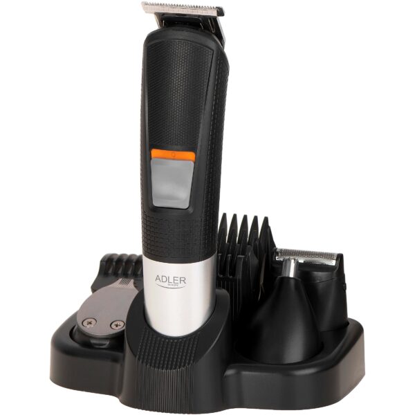 Adler Grooming set 5 in 1 | AD 2943 | Cordless | Number of length steps 4 | Black AD 2943 5905575901477