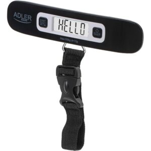 Adler | Travel Luggage Scale | AD 8190 | Maximum weight (capacity) 50 kg | Accuracy 10 g | Black AD 8190 5905575903761