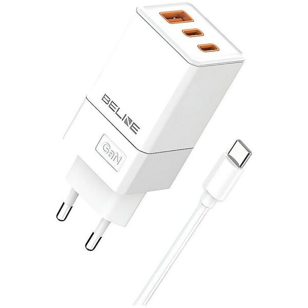 Beline Charger 65W GaN 2xUSB-C +USB-A + USB-C cable BELI02751 5905908351917