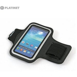 Platinet POSB SmartPhone 5" Max (12.5x6cm) Armband Pouch Case for Sport - Fitness Running Black POSB 5907595420532