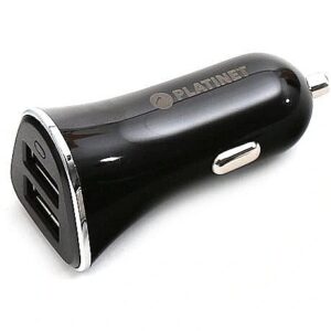 Platinet car charger + cable 2xUSB 3400mA