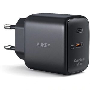 Aukey PA-B2T Black Omni a II GaN Wall Charger 4 PA-B2T Black 689323784684