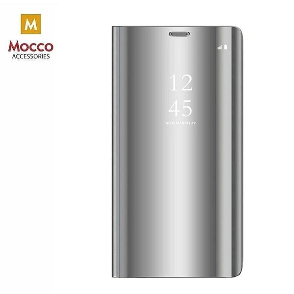 Mocco Clear View Cover Case For Samsung Galaxy S23 Silver MO-CL-SA-S23-SI