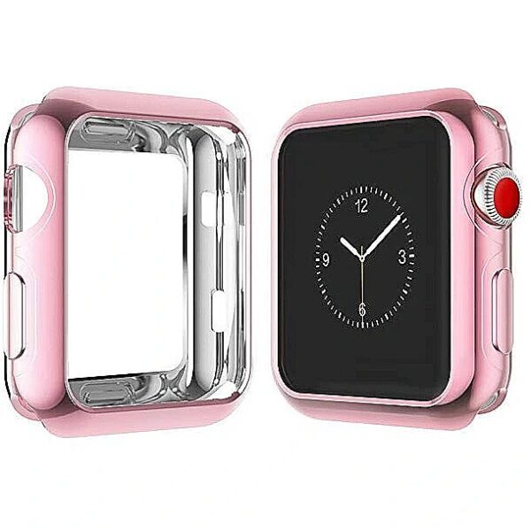 Dux Ducis Premium Silicone Case For Apple Watch 4 44 mm Pink + Gift DUX-DU-AW44-PI 6934913083673