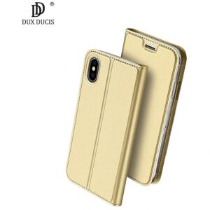 Dux Ducis Premium line Skin Pro Magnetic book case for Apple iPhone X / Xs Gold DUX-SP-IPX/XS-GO 6934913093023