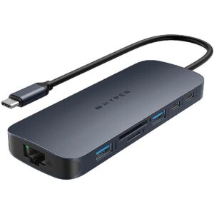 Hyper | HyperDrive Next 11 Port USB-C Hub | HD4006GL | Ethernet LAN (RJ-45) ports 1 | HDMI ports quantity 2 x 4K 60Hz HD4006GL 6941921149086