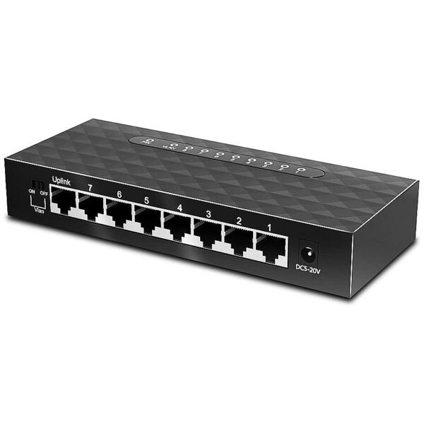 EDUP EP-SG7810 Network Switch 8 port 10/100/1000mbps / RTL8370N / VLAN EP-SG7810 6955690004453