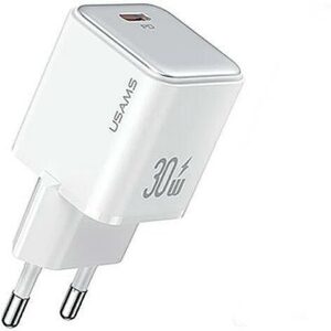 USAMS Charging USB-C PD 3.0 30W Fast Charging white USA001283 6958444904931