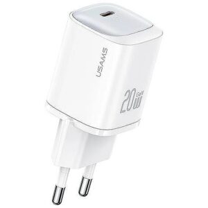 USAMS Charging 20W GaN USB-C Fast Charging CC248 Whi USA001444 6958444910482