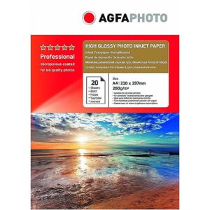 AgfaPhoto photo paper A4 Professional High Glossy 260g 20 sheets AP26020A4N 6970066960119