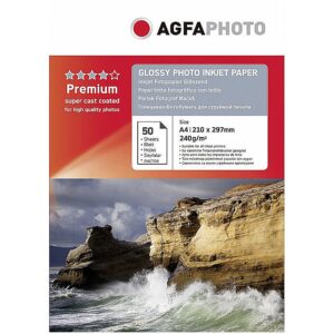 AgfaPhoto photo paper A4 Premium Glossy 240g 50 sheets (AP24050A4N) AP24050A4N 6970066960263