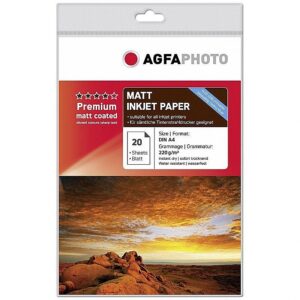 AgfaPhoto photo paper A4 Premium Double Matt 220g 20 sheets AP22020A4MDUON 6970066960423