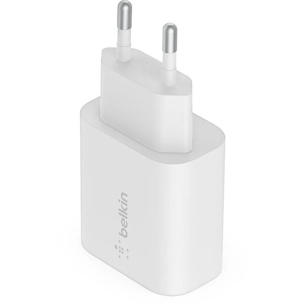 Belkin 25W USB-C CHARGER WHITE W/ POWER DELIVERY + LIGHTNING 1M WCA004VF1MWH-B5 745883837243