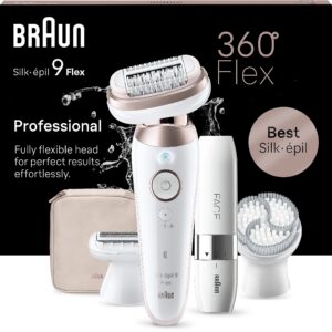 Braun SES9-360 3D Braun Silk•épil 9 Flex Epilators + FS1000 miniskuveklis FACE SES9-360_3D 7500435225274