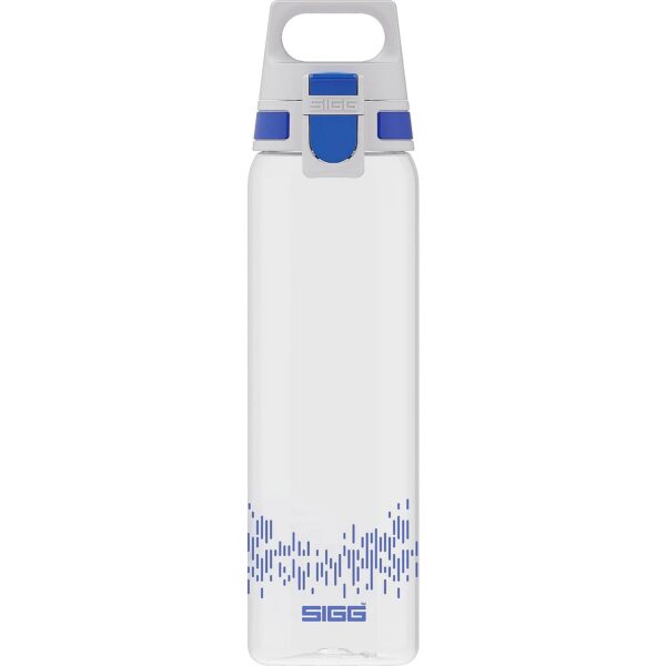 Sigg drinking bottle Total Clear One MyPlanet "Blue" 0.75L (transparent/dark blue