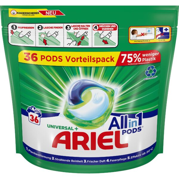 Ariel All-in-1 PODs Universal Mazgāšanas Kapsulas