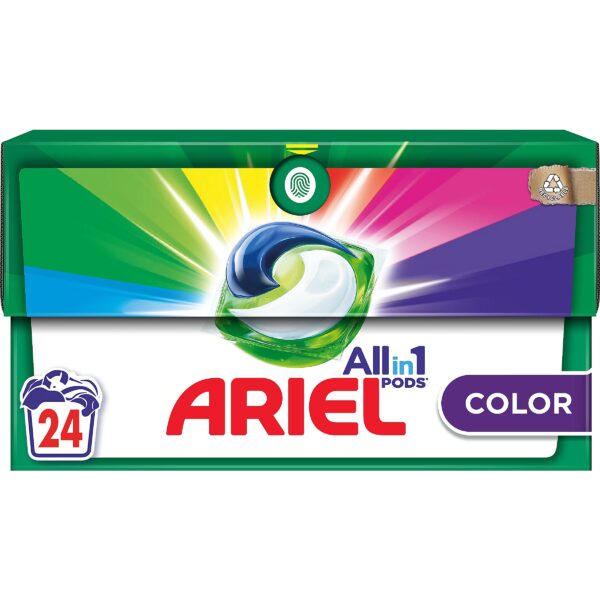 Ariel All-in-1 PODs Color Clean & Fresh Mazgāšanas Kapsulas