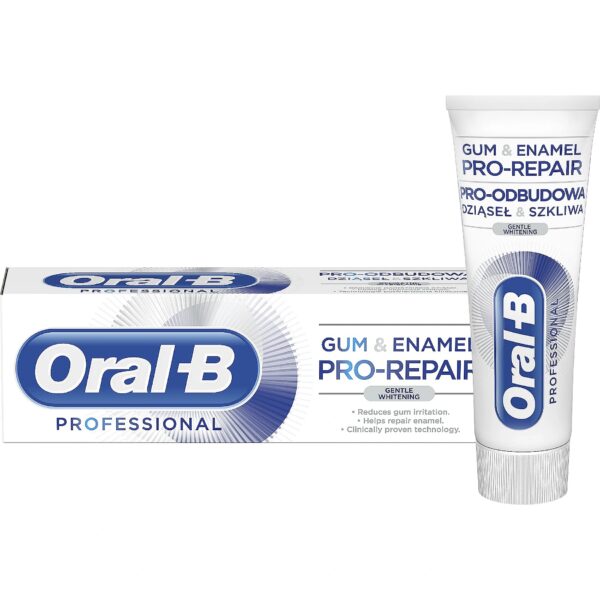 Braun Oral-B Gum & Enamel Professional Gentle Whitening 75ml Zobu pasta 81754410 8001090786654