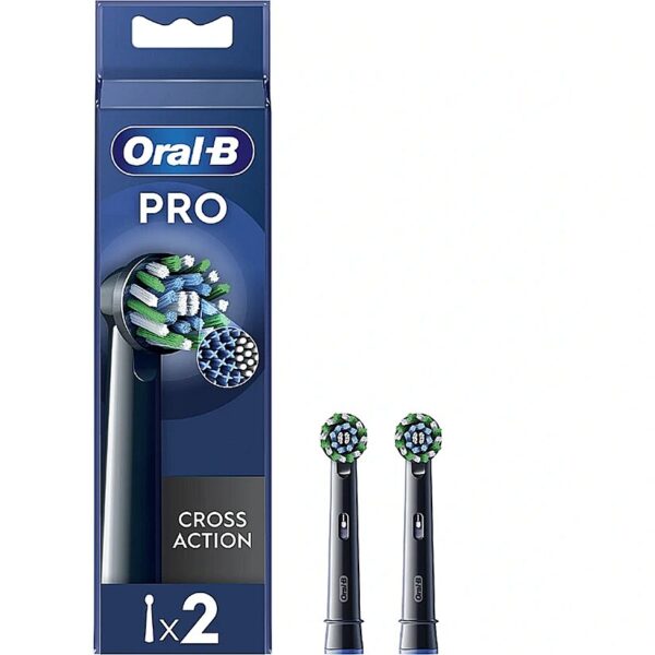 Oral-B EB50BRB CrossActionBlack EB50BRB Black 4 szt. 8006540847671