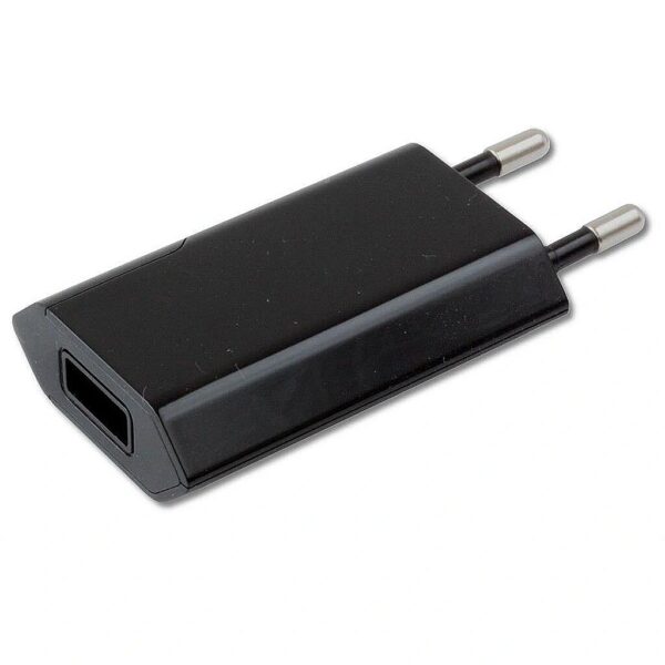 Techly Slim USB charger 230V -> 5V/1A black 100051 8051128100051