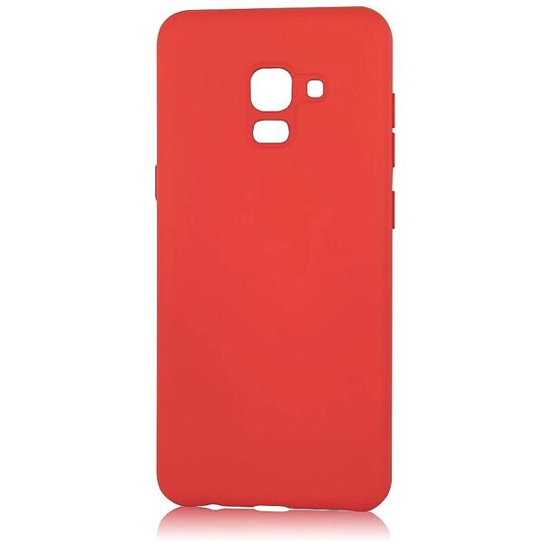 Mocco Liquid Silicone Soft Back Case for Samsung Galaxy A41 Red MO-LQ-SA-A41-RE