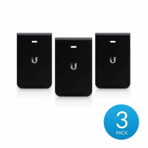 Ubiquiti In-Wall HD Covers Black 3-pack IW-HD-BK-3 817882027083