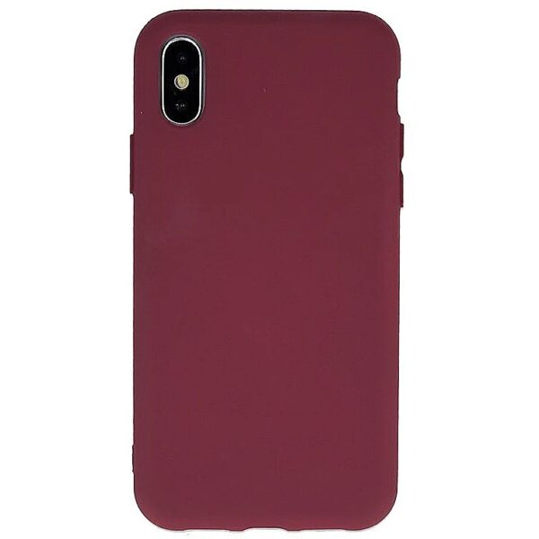 Mocco Silicone Case for Apple iPhone 12 Pro Max Burgundy MO-SI-BC-IPH-12PRM-BG