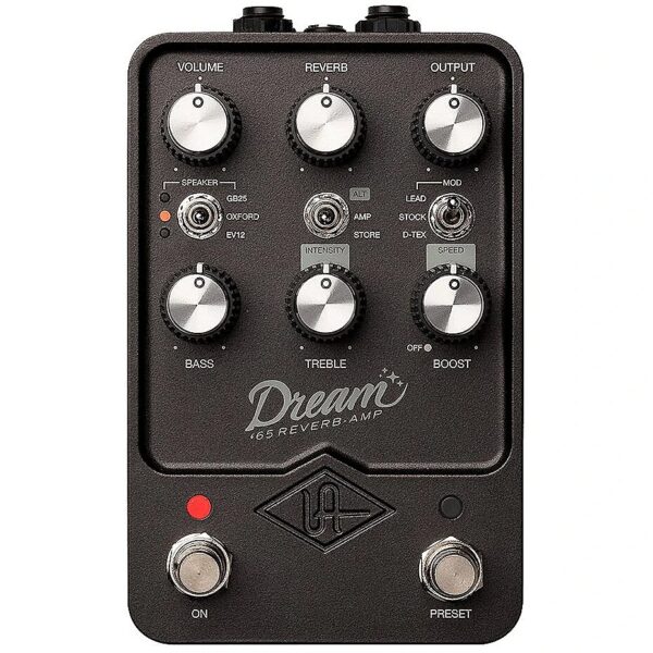 Universal Audio UAFX Dream &apos;65 Reverb Amplifier - guitar effect UA GPM-DRM 819937003349