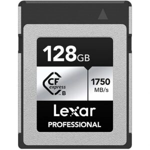 Lexar memory card Pro CFexpress 128GB Type B Silver LCXEXSL128G-RNENG 843367124589