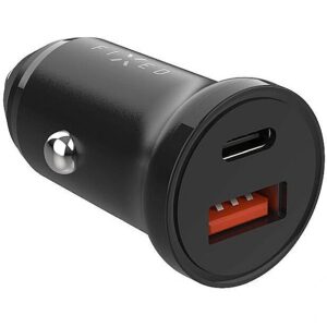 Fixed USB-C/USB Car Charger 20W