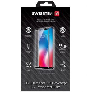 Swissten Ultra Durable 3D Japanese Tempered Glass Premium 9H Screen Protector Samsung G955 Galaxy S8 Plus Black SW-JAP-T-3D-SA-G955-BK 8595217456044