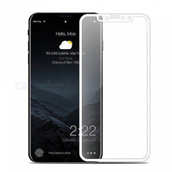 Swissten Ultra Durable 3D Japanese Tempered Glass Premium 9H Screen Protector Apple iPhone XS Max White SW-JAP-T-3D-IPHXSM-WH 8595217458420