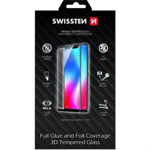 Swissten Ultra Durable 3D Full Face Tempered Glass Apple iPhone 12 PRO MAX  Black SW-JAP-T-3D-IPH12PRO-MAX-BK 8595217473119