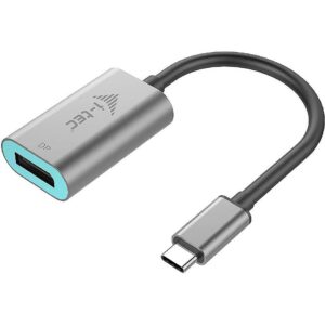 i-tec USB-C to Display Port Metal Adapter 60Hz 1x Display Port 4K Ultra HD C31METALDP60HZ 8595611702617