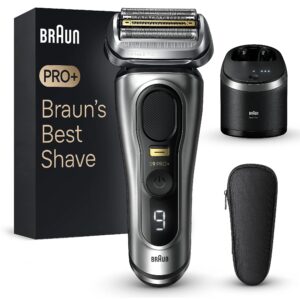 Braun 9567CC Skuveklis Series 9 Pro+ Auduma Maciņš Ceļojumiem + Clean&Charge 9567CC 8700216137232