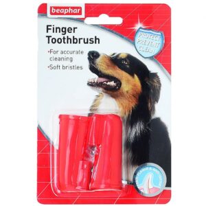 Beaphar Thimble Toothbrush for Dogs 8711231113279 8711231113279