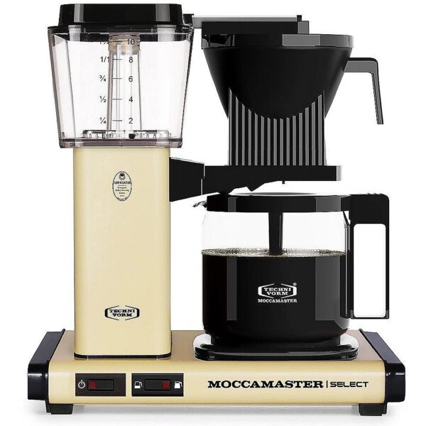 Moccamaster KBG Select Pastel Yellow Manual Combi coffee maker 1.25 L 8712072539778 8712072539778