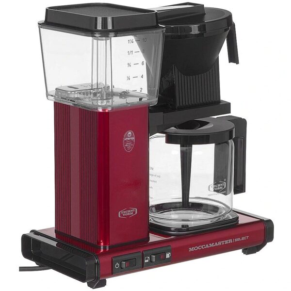 Moccamaster KBG SELECT METALLIC RED DRIP COFFEE MAKER 871207253990 8712072539907