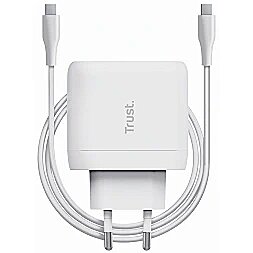 Trust Lādētājs Trust Maxo 65W USB-C Charger White 25139 8713439251395