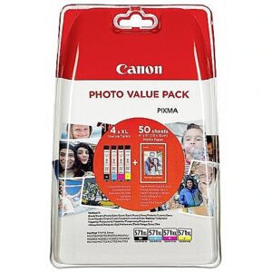 Canon ink + photo paper Photo Value Pack CLI-571XL