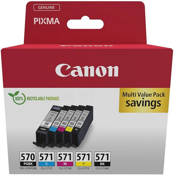 Canon PGI-570/CLI-571 PGBK/C/M/Y/BK MULTI 0372C006 8714574679211