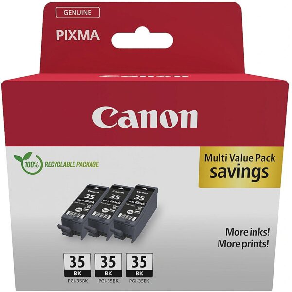 Canon PGI-35 BK TRIPLE 1509B028 8714574679389