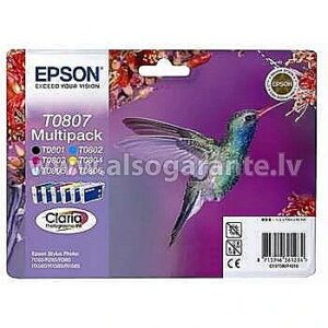 Epson T0807 MULTIPACK INK CARTRIDGE C13T08074011 8715946494173