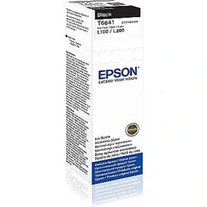 Epson T6641 BLACK INK BOTTLE 70ML C13T66414A 8715946496535